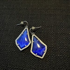 Kendra Scott Alex drop earrings - royal blue